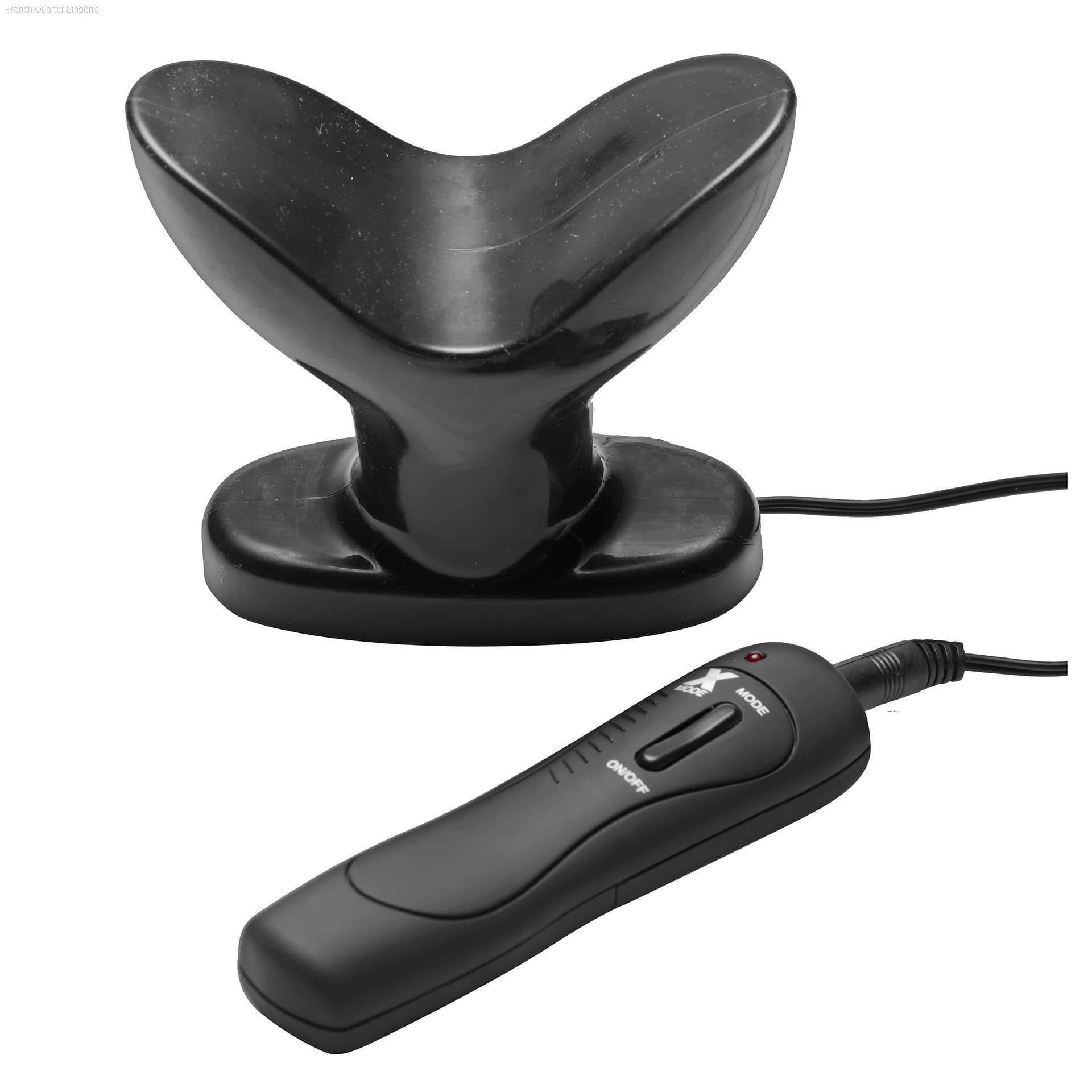 Black - 10-Mode Ass Anchor Vibrating Butt Plug