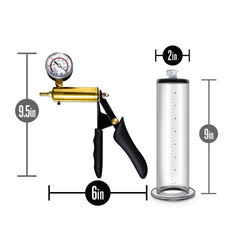 Performance - VX6 Vacuum Penis Pump With Brass Pistol & Pressure Gauge