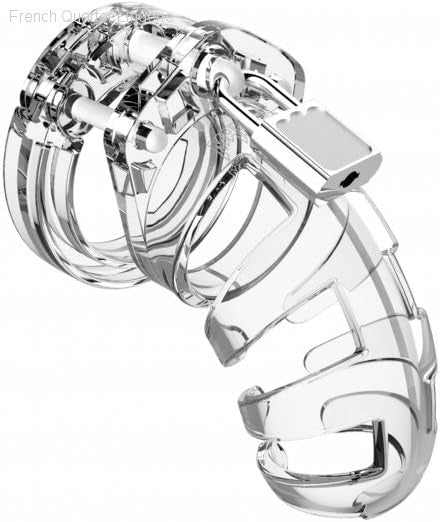 ManCage Model 02 - Chastity - 3.5" - Cock Cage - Transparent