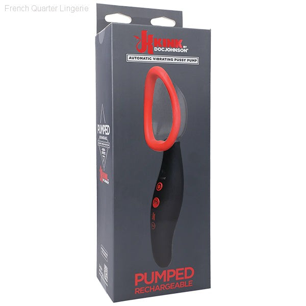 KINK Pumped Rechargeable Automatic Vibrating Pussy Pump