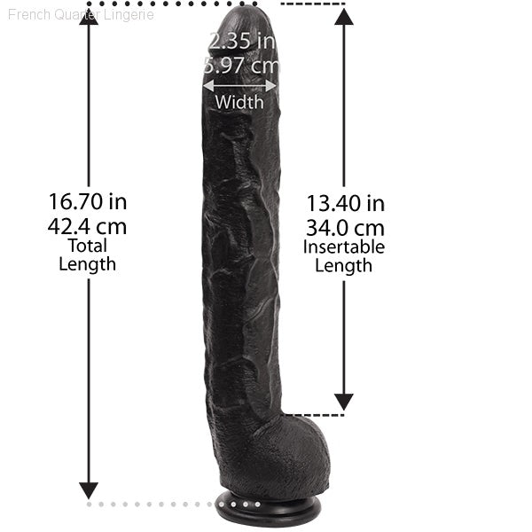 Black : 17" - Dick Rambone Cock 17"