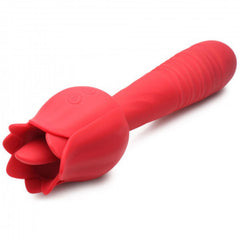 Bloomgasm Racy Rose Thrust and Lick Vibrator