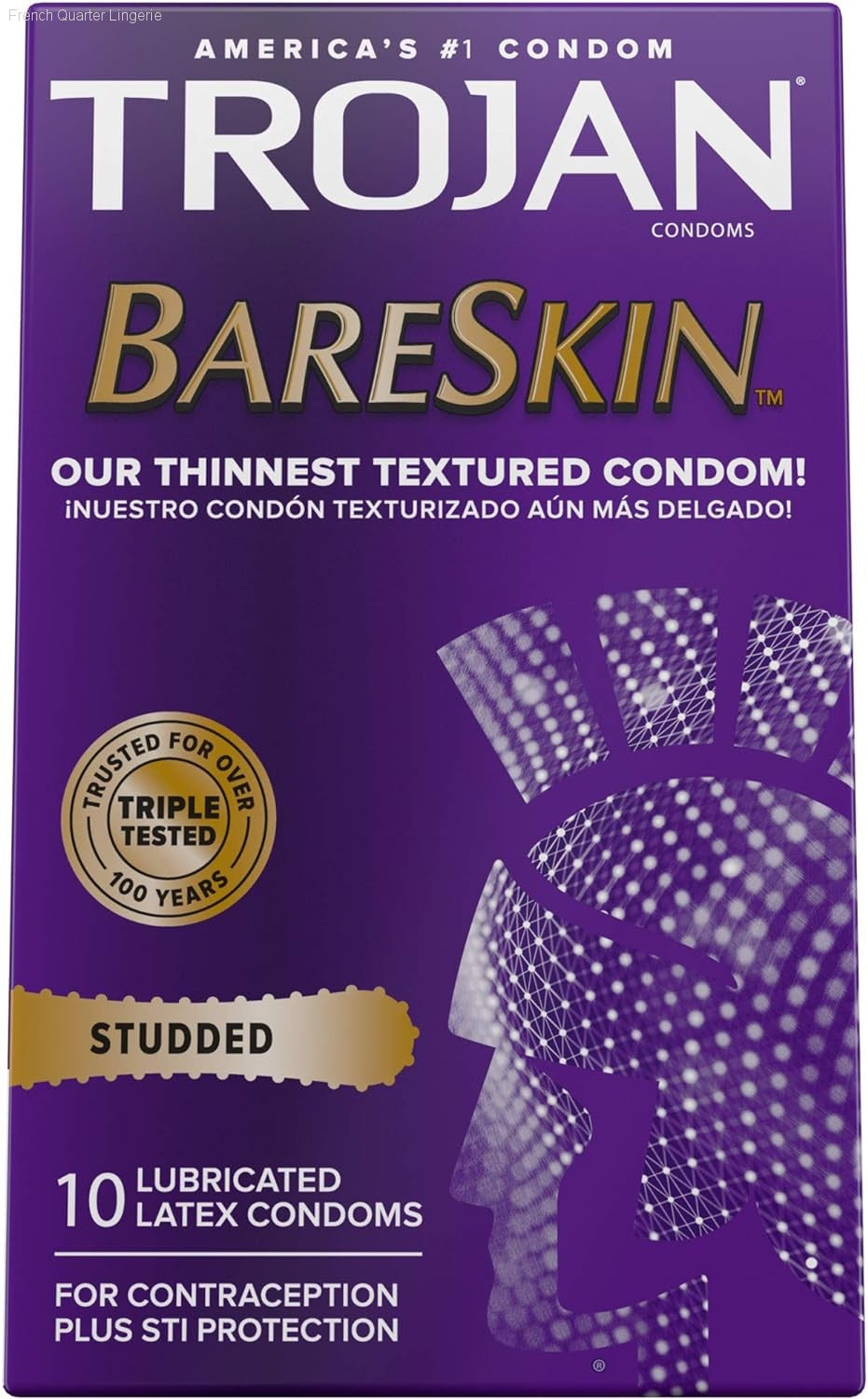 Condoms - Trojan Bareskin Studded Condom