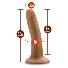 Dr. Skin By Blush® | Realistic 5.5-Inch Long Dildo With Suction Cup Base-French Quarter Lingerie