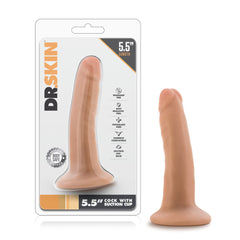 Dr. Skin By Blush® | Realistic 5.5-Inch Long Dildo With Suction Cup Base-French Quarter Lingerie