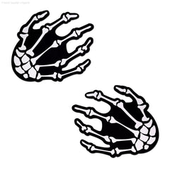 Boney Skeleton Hands On Black Nipple Pasties By Pastease®