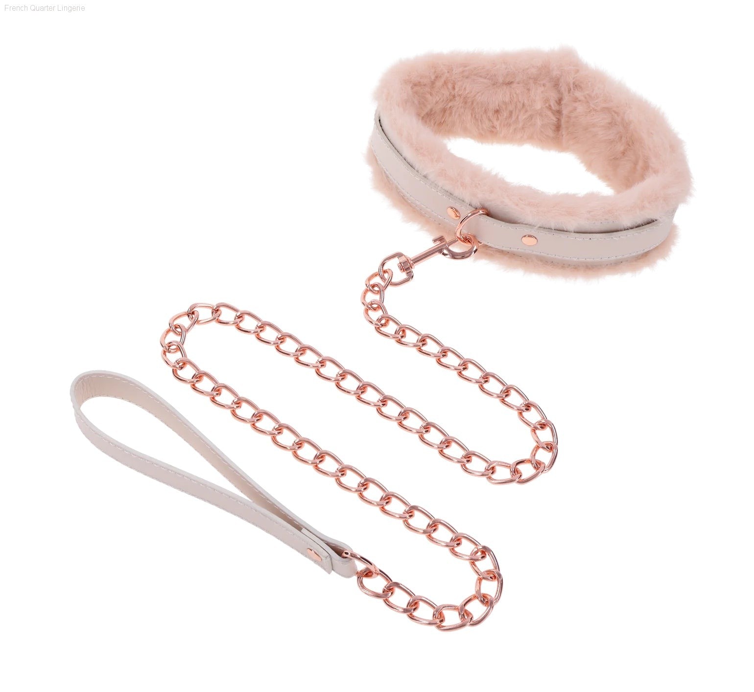 Peaches ‘n CreaMe Fur Collar & Leash