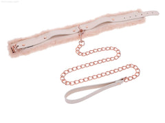 Peaches ‘n CreaMe Fur Collar & Leash