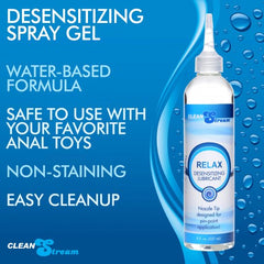 Relax Anal Desensitizing Glide 8oz