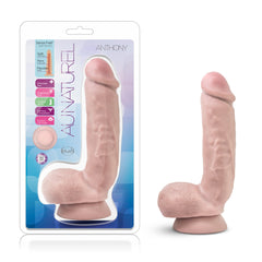 Au Naturel Anthony Realistic 8.5-Inch Long Dildo With Suction Cup Base