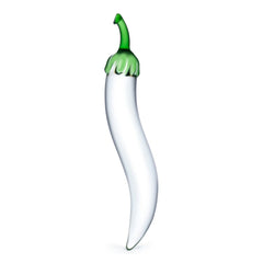 8.25” Naturals Chili Pepper Glass Dildo