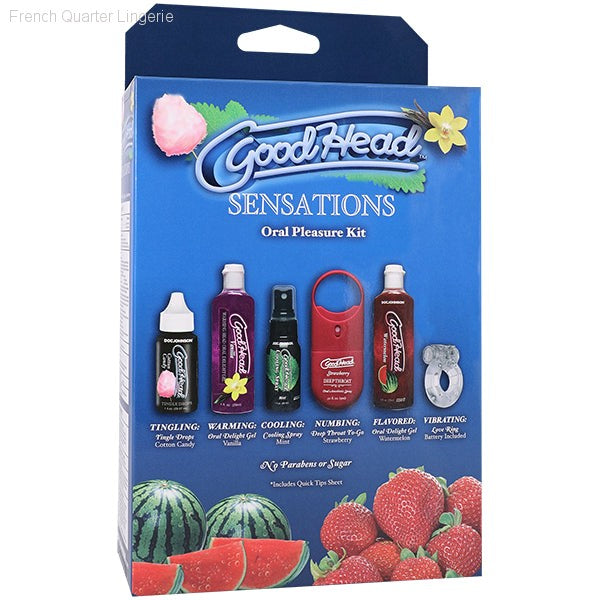 Assrt. : 6PK - GoodHead Sensations Oral Pleasure Kit