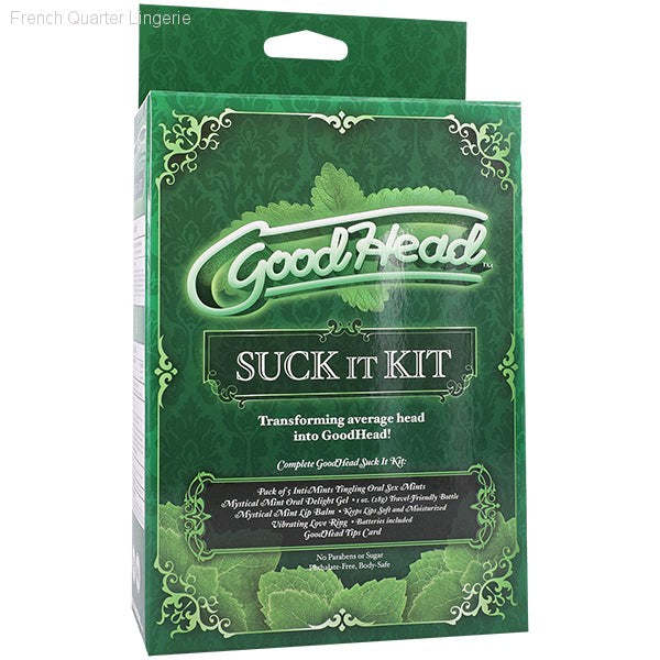 GoodHead Suck It Kit - Complete Oral Pleasure Kit For Men