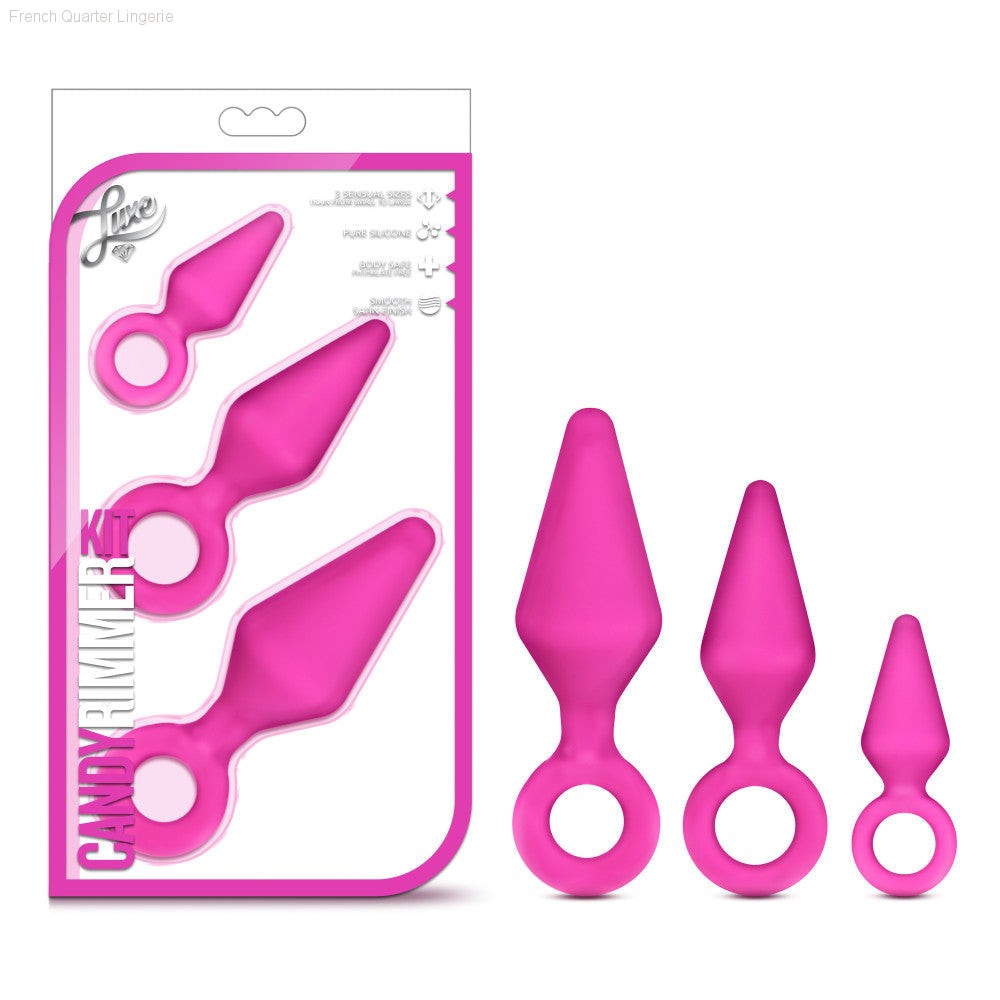 Anal Kit - Luxe Night Rimmer Kit - Anal Plug With Handle