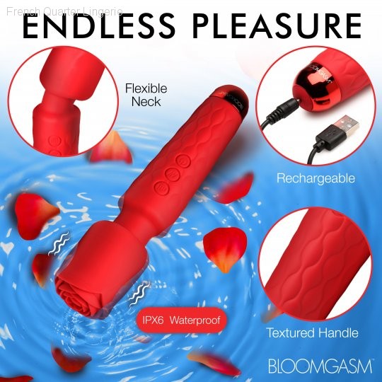Deluxe Silicone Rose Wand