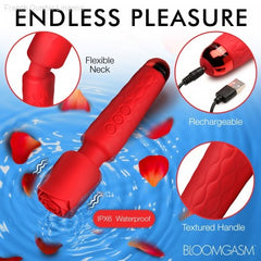 Deluxe Silicone Rose Wand