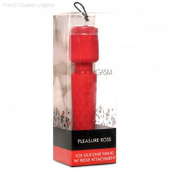 Deluxe Silicone Rose Wand-French Quarter Lingerie