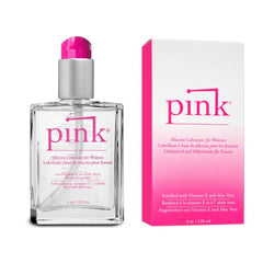 Pink Silicone Glass Bottle Silicone Lubricant 4 oz