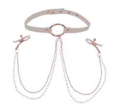 Peaches ‘n CreaMe Collar with Nipple Clamps