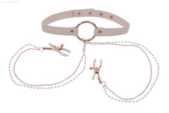 Peaches ‘n CreaMe Collar With Nipple Clamps