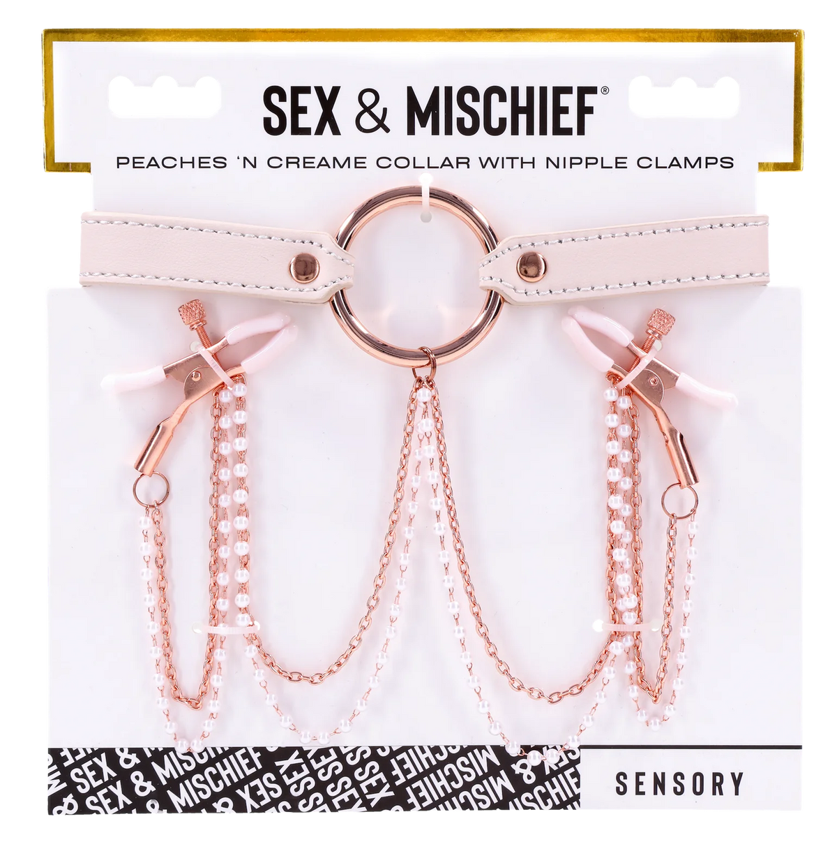 Peaches ‘n CreaMe Collar with Nipple Clamps