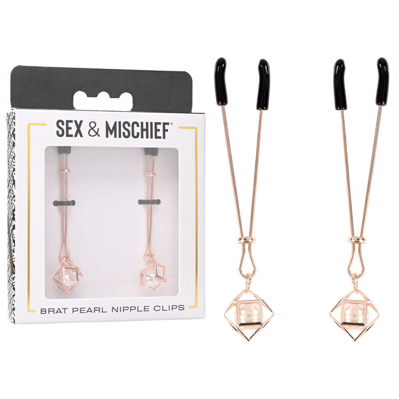 Sex & Mischief - Brat Pearl Nipple Clips