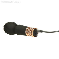 Pillow Talk® Secrets - Pleasure - Clitoral Vibrator Wand - Black