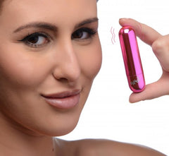 10X Rechargeable Vibrating Metallic Bullet