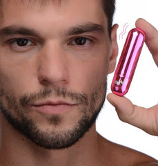 10X Rechargeable Vibrating Metallic Bullet