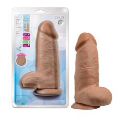 Au Naturel By Blush® | Chub Realistic 10-Inch Long Dildo With Balls & Suction Cup Base