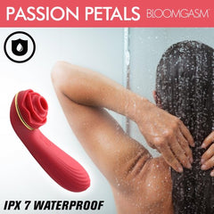 Passion Petals 10X Silicone Double-Sided Suction Rose Vibrator