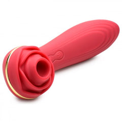 Passion Petals 10X Silicone Double-Sided Suction Rose Vibrator