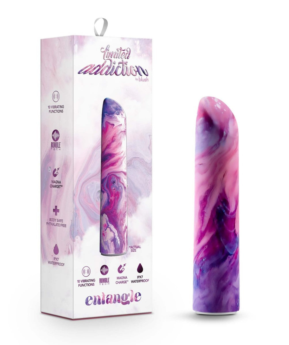 Limited Addiction Entangle Power Vibe Lilac 4-Inch Vibrator