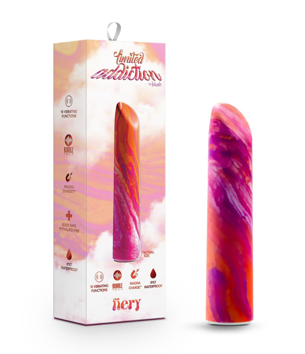 Limited Addiction Fiery Power Vibe Coral 4-Inch Vibrator