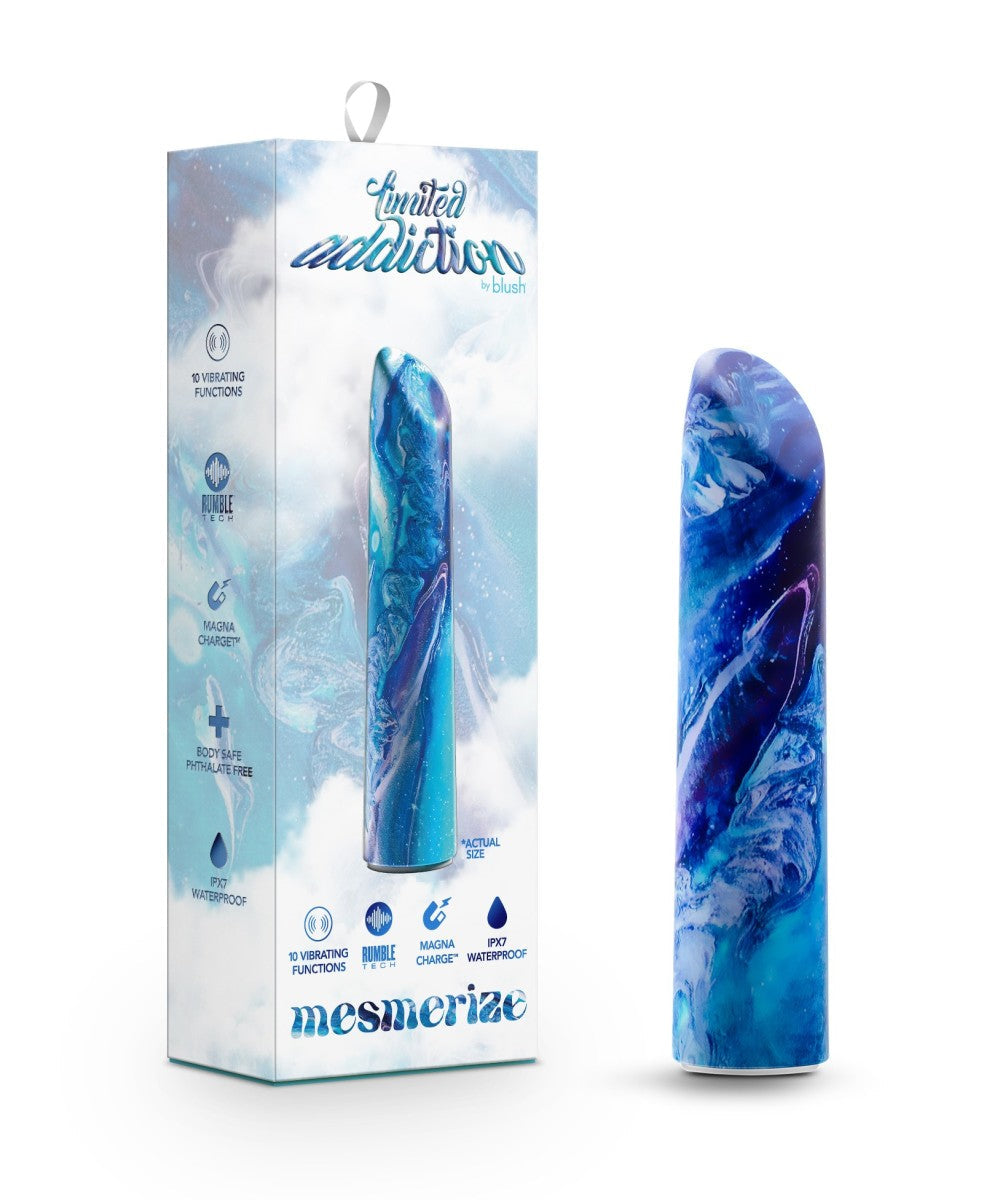 Limited Addiction Mesmerize Power Vibe Azure 4-Inch Vibrator