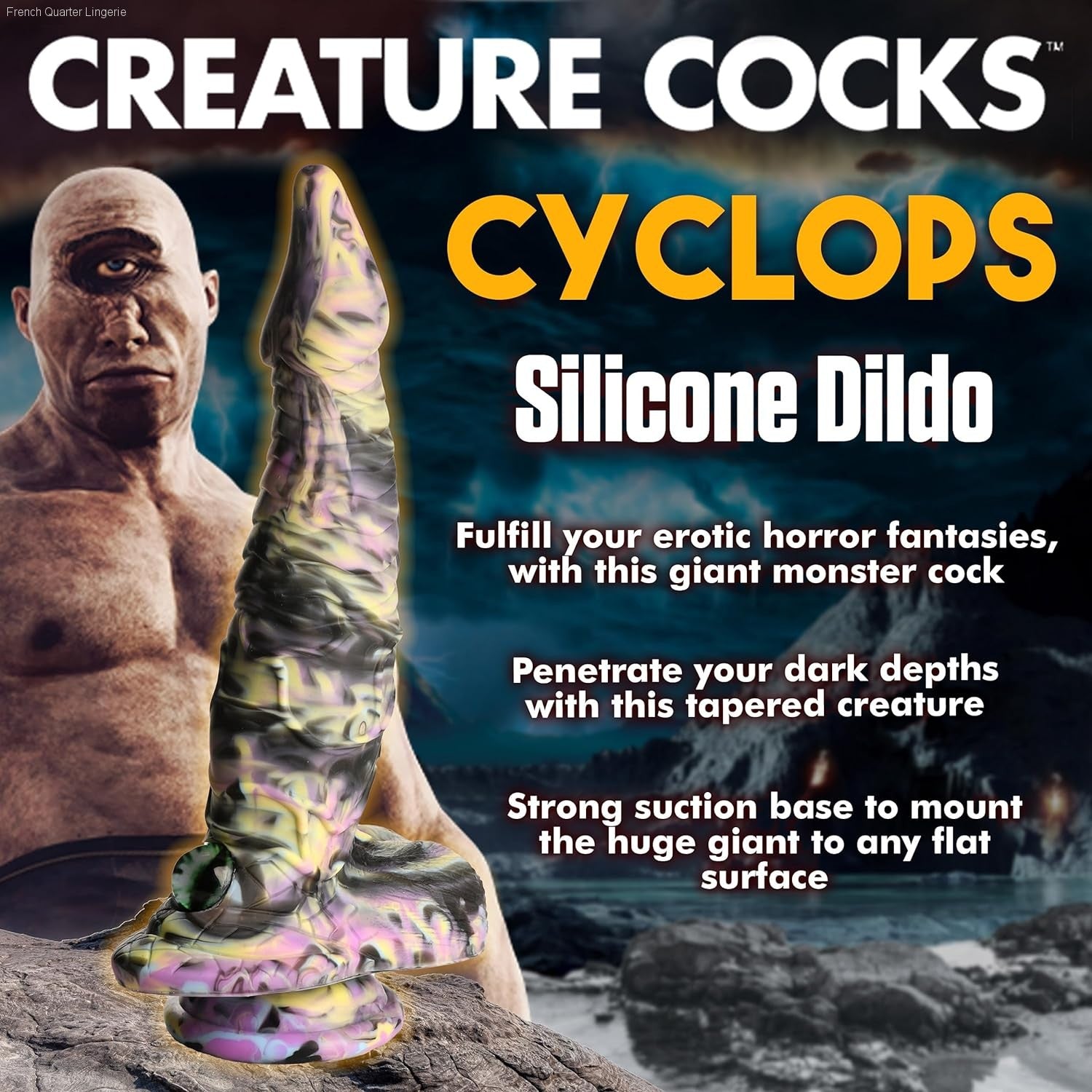 Cyclops Monster Silicone Dildo-French Quarter Lingerie