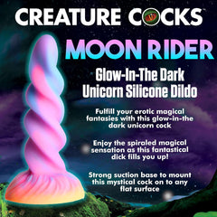 Moon Rider Glow-in-the-Dark Unicorn Dildo