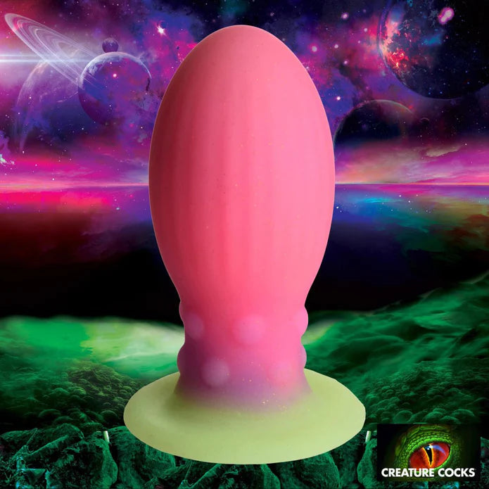 XL Xeno Egg Glow-in-the-Dark Silicone Egg