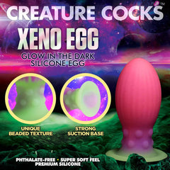 XL Xeno Egg Glow-in-the-Dark Silicone Egg