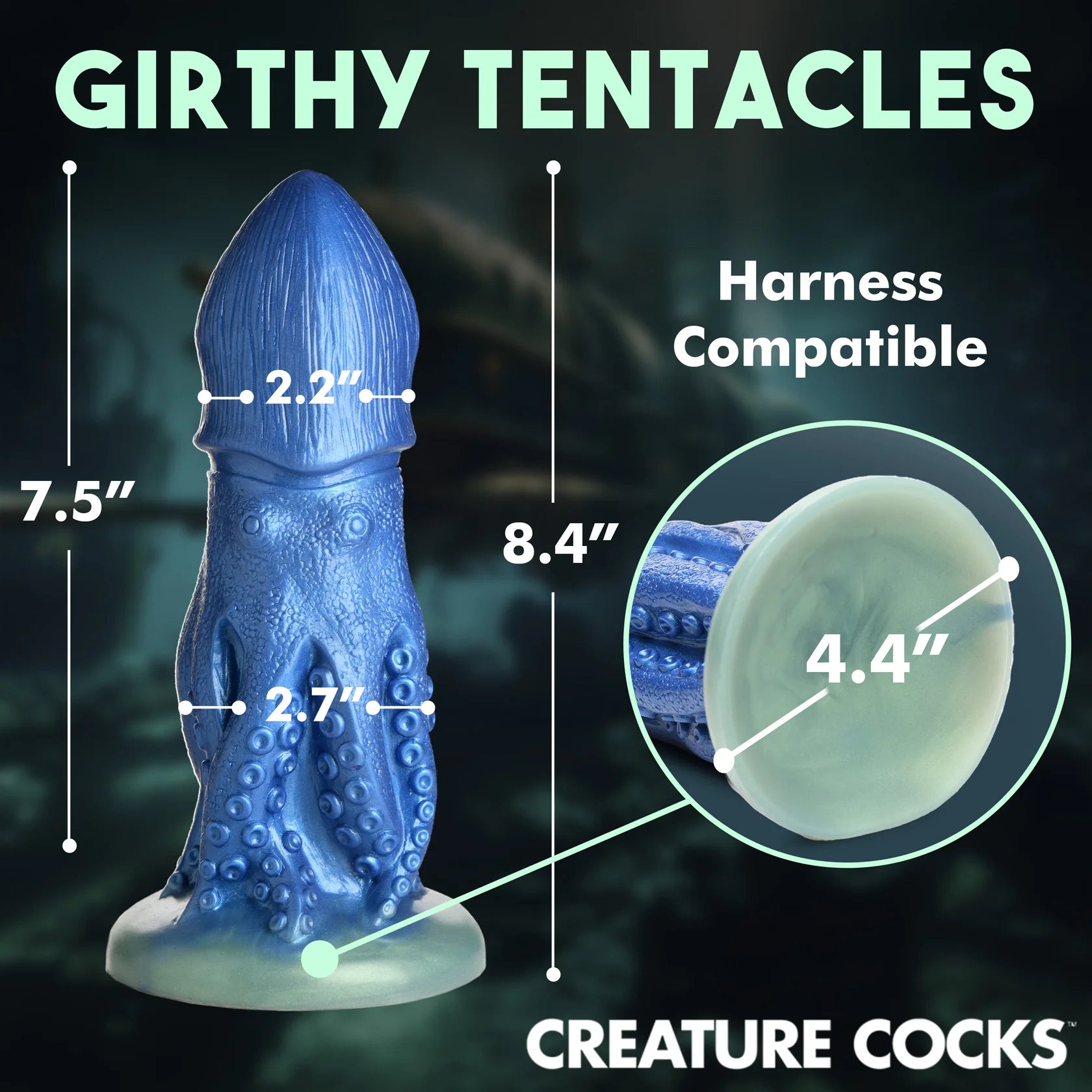 Cocktopus Octopus Silicone Dildo-French Quarter Lingerie