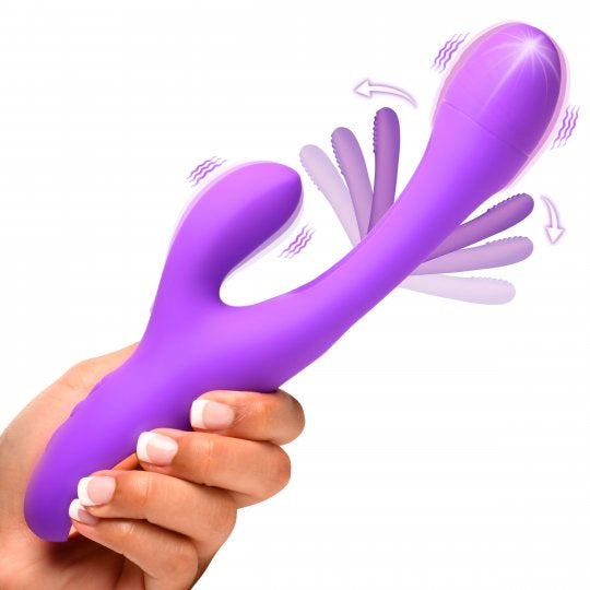 Flickers - Tri Flick Silicone Flicking Rabbit Vibrator