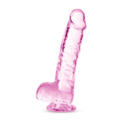 Naturally Yours Realistic 6-Inch Long Dildo With Balls & Suction Cup Base