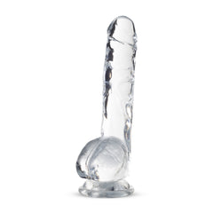 Naturally Yours Realistic 8-Inch Long Dildo With Balls & Suction Cup Base