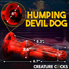 Dildos - Hell Wolf Thrusting And Vibrating Silicone Dildo