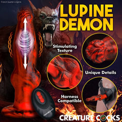 Dildos - Hell Wolf Thrusting And Vibrating Silicone Dildo