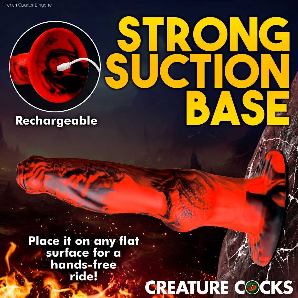 Dildos - Hell Wolf Thrusting And Vibrating Silicone Dildo