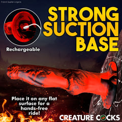 Dildos - Hell Wolf Thrusting And Vibrating Silicone Dildo