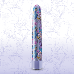 Limited Addiction By Blush® | Floradelic Slimline Purple Vibrator with Powerful RumboTech™ Technology