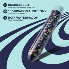 Limited Addiction By Blush® | Dreamscape Slimline Blue Vibrator with Powerful RumboTech™ Technology