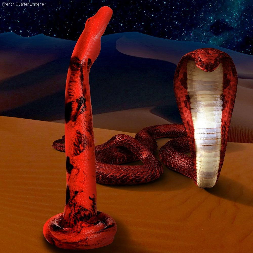 Dildos - King Cobra Silicone Dildo - 18 Inch